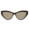 Jimmy Choo JC 5004 50465A Womens Cat-Eye Sunglasses Sand Gradient Glitter 55mm - 2 of 3