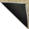 Gold And Wheat Floral Washable Indoor Outdoor Area Rug - 4 of 4