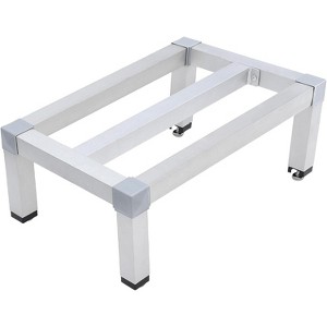 Aluminum Dunnage Rack  Weight Capacity Off-Floor Storage Shelf for Grocery Stores & Kitchens - 1 of 4