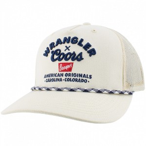 Adult Coors X Wrangler American Original White Trucker Hat - 1 of 4