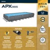 Bestway APX 365 Rectangular Swimming Pool Above Ground Outdoor Backyard Framed Pool Set with Sand Filter Pump, Ladder, and Cover, 31'4" x 16' x 52" - 2 of 4
