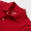 Toddler Boys' Long Sleeve Interlock Uniform Polo Shirt - Cat & Jack™ - 3 of 3