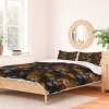 Deny Designs Marta Barragan Camarasa Sunlit Tiger Haven Duvet Cover Bedding Set Black - 2 of 4