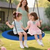 Infans 40" Saucer Tree Swing 660 LBS for Kids Adults Outdoor w/LED Lights Black Blue - 3 of 4