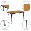 Emma and Oliver 30x48 Rectangle Laminate Adjustable Activity Table - image 3 of 4