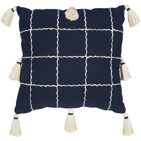 Target navy cheap throw pillows