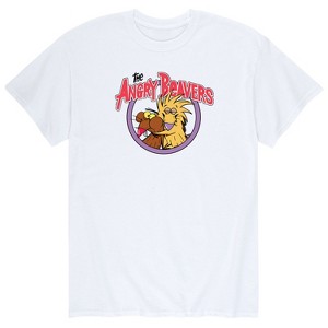 Men's - Angry Beavers - Daggett Doofus and Norbert Foster Hug Short Sleeve Graphic T-Shirt - 1 of 4