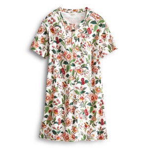 Vera Bradley Women's Outlet Cotton Henley Night Dress - 1 of 2