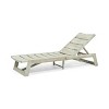 Maggift Patio Chaise Lounges, Adjustable Outdoor Lounge Chairs for Pool, Deck, Beach, Gray, 78.75"*26"*35" - 2 of 4