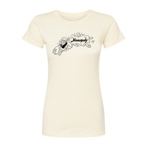 Women's - Monopoly - Racing Horizontal Chest Fitted Graphic T-Shirt - 1 of 3