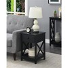 HomeStock Belmont 1 Drawer End Table with Modern Silhouette, Two Tier Shelves and Storage Drawer, Durable MDF Accent Table for Any Room - 3 of 4