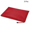 Unique Bargains Waterproof Cloth Zipper Home Office Travel File Bags 5 Pcs - 3 of 4