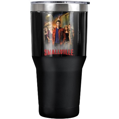 Smallville The Cast Steel Tumbler 30oz Coffee Travel Mug