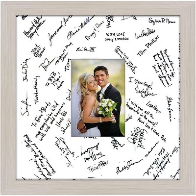 Americanflat 14x14 Wedding Picture Frame with shatter-resistant glass - Available in a variety of Colors