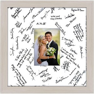 Americanflat 14x14 Wedding Picture Frame with shatter-resistant glass - Available in a variety of Colors - 1 of 4