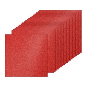 Unique Bargains 250gsm Cardstock DIY Craft Glitter Paper Sheets 20 Pcs - 1 of 4