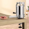 VEVOR Sausage Stuffer, 2.5LBS/1.5L Capacity, 304 Stainless Steel Vertical Sausage Stuffer, Sausage Filling Machine with 3 Stuffing Tubes,Suction Base - 2 of 4