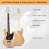 GLARRY 4 String GJazz Electric Bass Guitar Full Size Right Handed with Guitar Bag, Amp Cord and Beginner Kits - 2 of 4