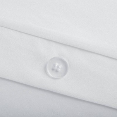 White Twin XL Fast Drying Polyester Bedspread Cover Set