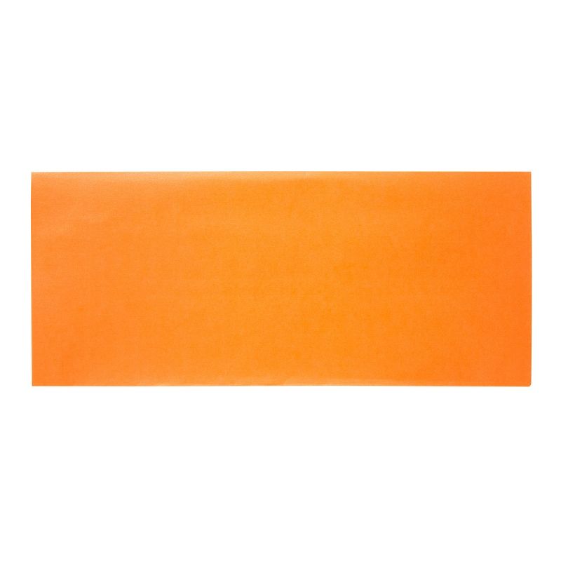 Pipilo Press 50 Pack #10 Business Envelopes for Invitations Letters, Orange Metallic with Square Flap, Office Supplies, 4 1/8 x 9 1/2 in, 5 of 9