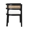 Christopher Knight Home Cinnabar 19.75" Seat Height Upholstered Rubberwood Tub Dining Chairs with Cane Back(Set of 2) - 4 of 4
