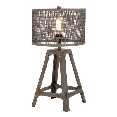 Quadrapod Table Lamp Gray - Olivia & May