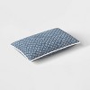 Lumbar Block Print Throw Pillow Blue - Threshold™ - 3 of 4