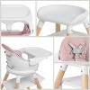 BabyBond Convertible Wooden Baby High Chair - 11 in 1 Design for High Chair, Booster Seat, Toddler Chair - Double Tray, 5-point Harness - 3 of 4