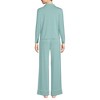 Lands' End Women's Cooling 2 Piece Pajama Set - Long Sleeve Top and Pants - 2 of 3