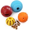 Prime Pets Dog Treat Ball, 4 Pack Interactive Food Dispensing Puppy Puzzle Toy - 2 of 4