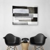 30" x 40" Shades of Gray Horizontal by Belle Maison Unframed Wall Canvas - Masterpiece Art Gallery: Modern Geometric Abstract Artwork - 4 of 4