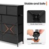 Pellebant Home Extra Wide Closet Dresser Storage Tower Organizer Unit 9 Drawers Dresser for Bedroom Clothes with Steel Frame Wood Top - 3 of 4