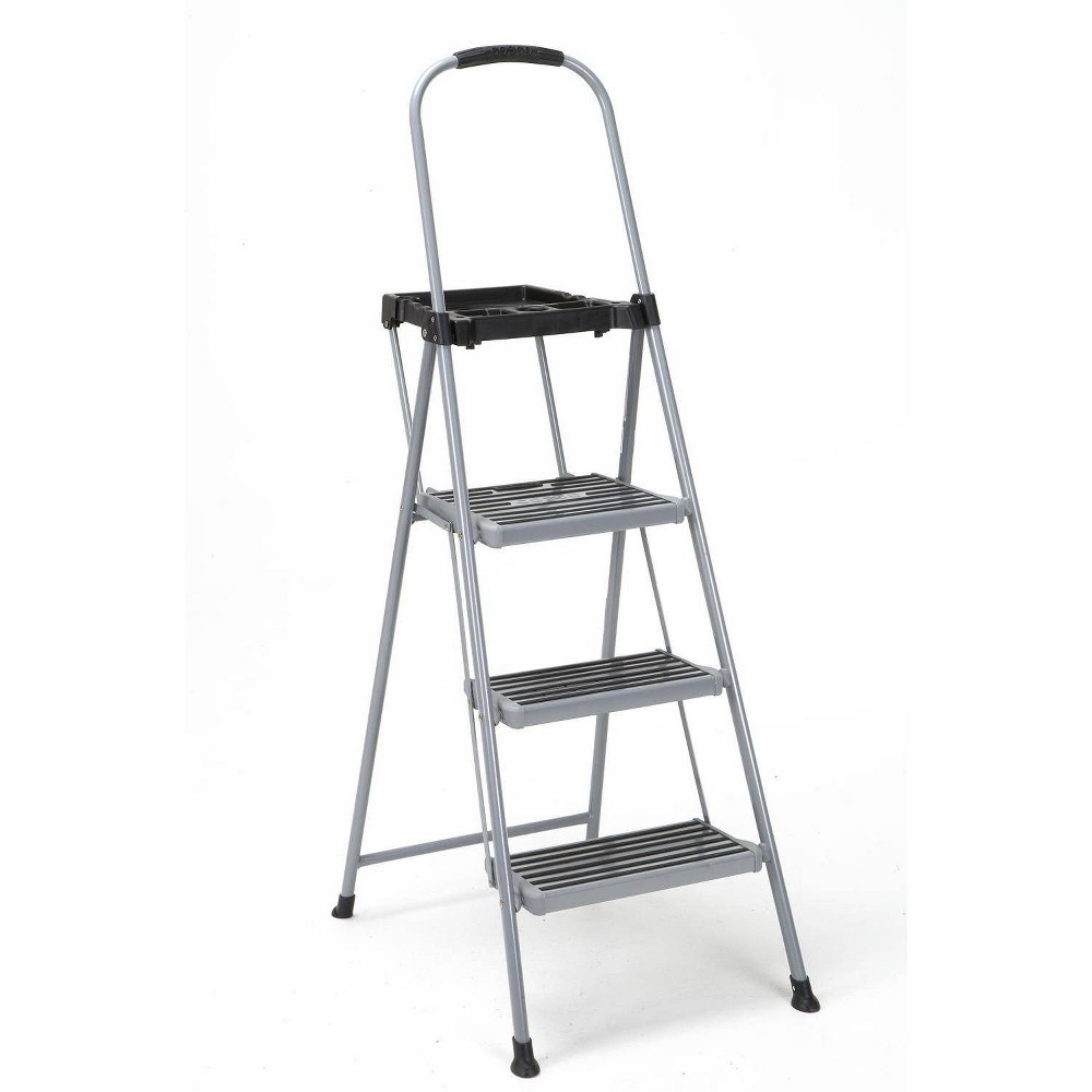 Photos - Ladder Cosco 3 Step All Steel Step Stool with Tray 