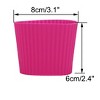 Unique Bargains Silicone Anti-Slip Heat Resistant Glass Bottle Mug Cone Cup Sleeve - 2 of 4