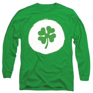 Men’s Care Bears Good Luck Belly Long Sleeve T-Shirt - 1 of 4