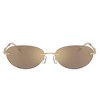Michael Kors MANCHESTER MK 1151 10145A Womens Oval Sunglasses Shiny Light Gold 58mm - 2 of 3