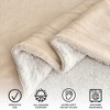 Plush Throw Blanket with Faux Shearling Reverse - Great Bay Home - 4 of 4