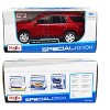 2021 Chevrolet Tahoe Red Metallic with Sunroof 1/24 Diecast Model Car by Maisto - 3 of 3