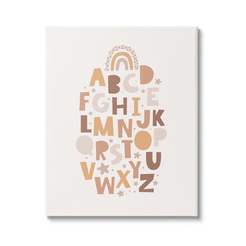 Alphabet Letters for Wall Boho
