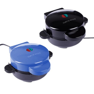 Curtis Stone 2-pack 5" Stuffed Waffle Makers with Recipes & Gift Boxes Refurbished
