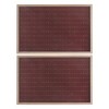 Unique Bargains Stackable Velvet Brown Jewelry Trays with Removable Dividers Set of 2 - 2 of 4