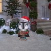 Star Wars Christmas Airblown Inflatable Mandalorian with Gift Box, 3.5 ft Tall, Grey - 2 of 4