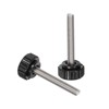 Unique Bargains Plastic Threaded Bolt Knurled Clamping Knob Thumb Screws 6 Pcs - 3 of 4