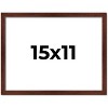 PosterPalooza | Classic Modern Brown Picture Frame - UV Acrylic, Backing Board, Hanging Hardware Included - 2 of 4
