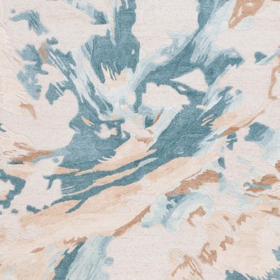 beige/teal