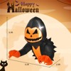 SEVOBAL 3.3ft Halloween Party Decorations Set All-Purpose Halloween Ornaments Multi-Scene Holiday Vibe for Gatherings Displays, Orange, 45"*30"*30" - 3 of 4