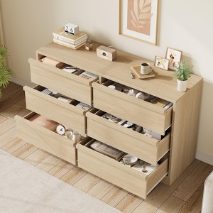 Drawer Dresser for Bedroom, Modern Double Dresser Organizer for Bedroom, Living Room - 1 of 4