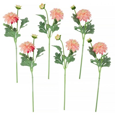 Northlight Real Touch™ Dusty Pink Artificial Dahlia  Floral Sprays, Set of 6 - 23"
