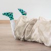 3 Sprouts Kids Recycled Fabric Play Tunnel - Checkerboard Beige - 2 of 4