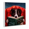 Stupell Industries Sheep Dog Reading for Dummies, 12" x 12" - 3 of 4